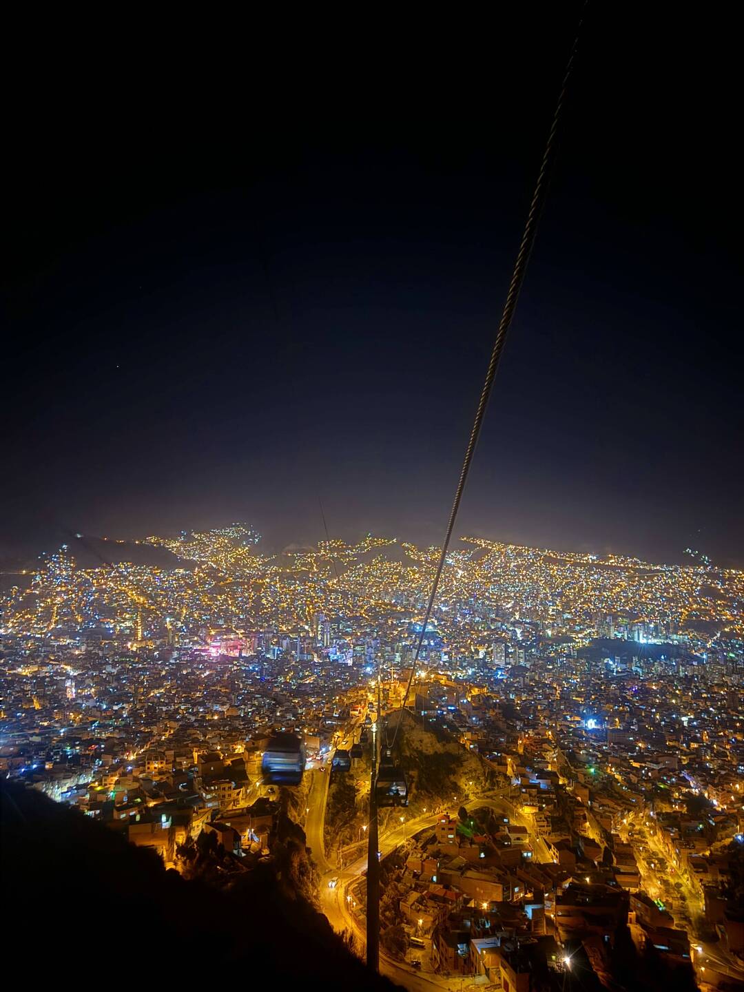 Bei der Anreise nach La Paz brauchten wir sogar die Seilbahn