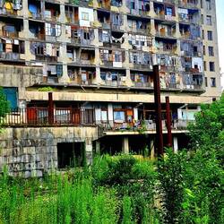 Lost Place Hotel mit Teilbewohnern