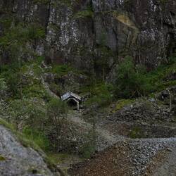 Eingang zu einer Zinnmine