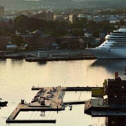 Sørenga Sjøbad von oben