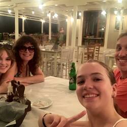 The parents and their two favourite daughters