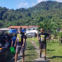 Angekommen im Dorf Sungai Sepi, Ranau