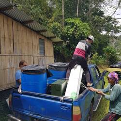 Vorbereitung für ein neues Wasserkraft-Projekt