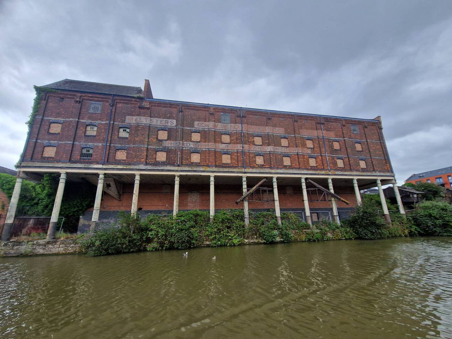 Old factory on the outskirts of Gloucester, next to...