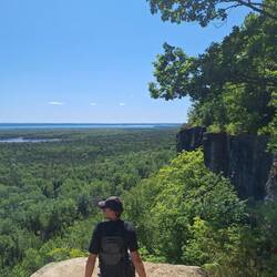 Aussicht vom cup&Saucer Trail auf Manitoulin Island
