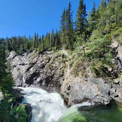 Million Dollar Falls downstream