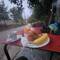 Breakfast at O Castro, 1.3 km from Gonzar.
