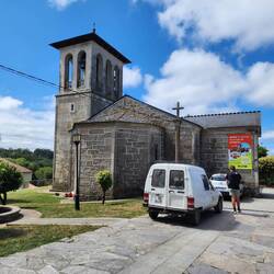 A church in Palas de Rei