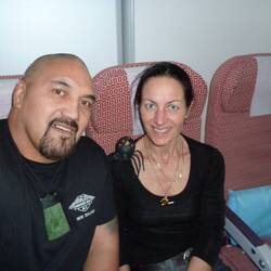 Air NZ Flight from Auckland to LA with "Spider"