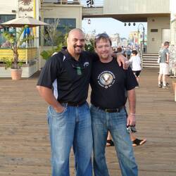 Darryl Stevens and I, we ended up being roommates with him & Mel on occasions