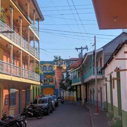 The colourful streets of Flores