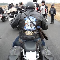 Brotherhood of Old Bikers, an American Club that we had joined and were going to meet on our way