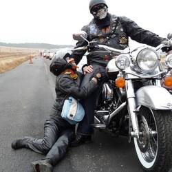 Maarama begging me to let her ride pillion....