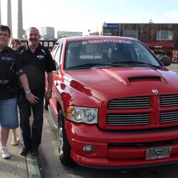 The 'Boys' trying to muscle in on LaLa's ride