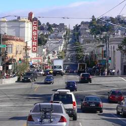 The Castro District known for its tolerance towards the Gay Community