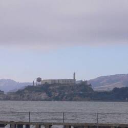 Alcatraz Island and once a Federal Prison