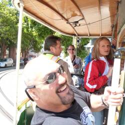 This lady wasn't very impressed with my 'selfie' antics