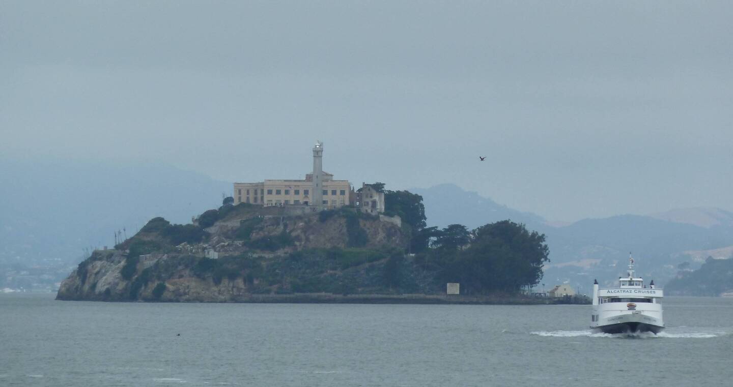 Alcatraz Island, a former maxi security prison holding the likes of Al Capone