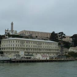 Only three prisoners are known to have escaped but thort to have perished in the waters of the Bay