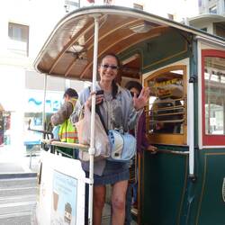 We decided to take the cable car back from Fisherman's Wharf