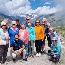 Some of the team feeling.top of the world!