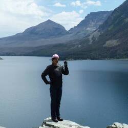 Making our way thru Waterton Lakes National Park