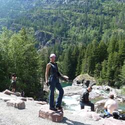 Time for a dip was definitely on the cards