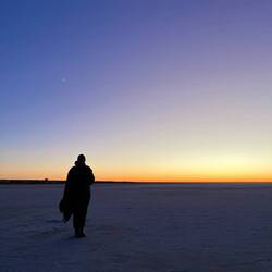 Sunrise over Lake Eyre
