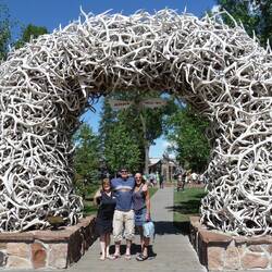 Shed antlers turned into these amazing monuments