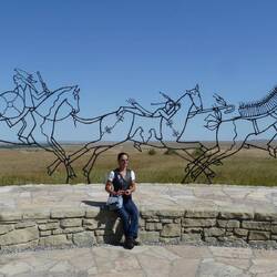 The monument to Indian tribes in this historical event had only been included the year prior