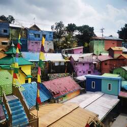 Colorful Rainbow village 🌈