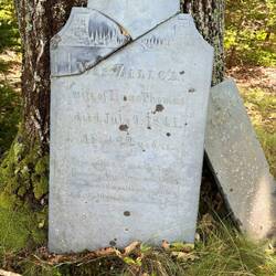 Tombstone of 22 year old wife
