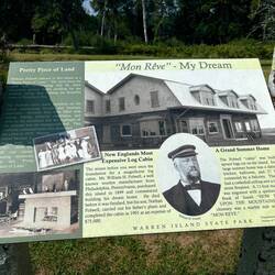 Old log cabin summer home with 27 bedrooms