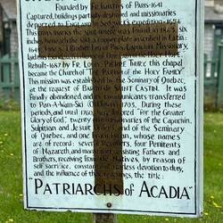 Site of missionary from 1641, same location as Ft Madison built in 1811