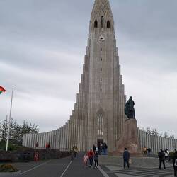 The church (photo taken before summer came)