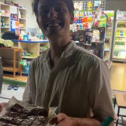 Roti mit Banane und Nutella