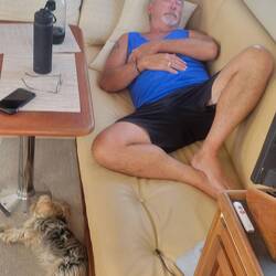 Since we stayed inside to hide from the deer flies. The boys decided a nap was in order.