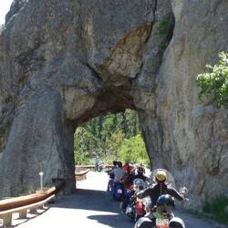 Everyone was riding cautiously on these roads