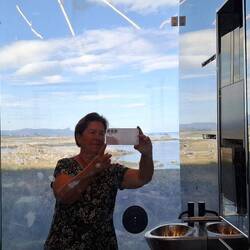 aussichtsreiche Toilette