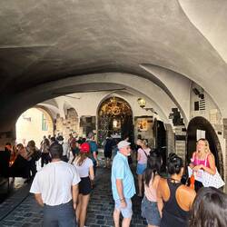 A chapel in the stone wall