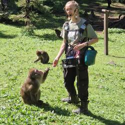 Unser Guide, die Nicki, kannte alle Affen beim Namen!