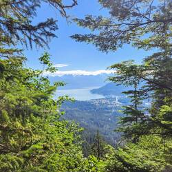 View from the very steep hike up Ripinski