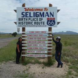 Riding Route 66 is a mission now, due to main freeways built over and around the original Route 66 r