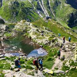 Die letschte Höhemeter zu de Hütte