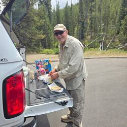 Lunch on the Gibbon River