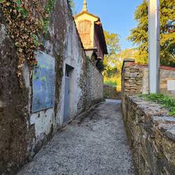 On my way out of Melide