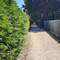 Looking back: A nice shaded path I had walked on
