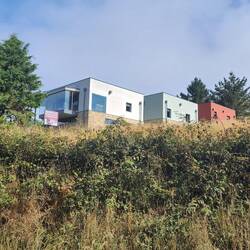 This is the hostel: Casa Cruceiro