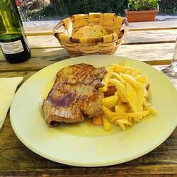 Veal and fries