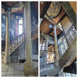 Das Treppenhaus war großartig